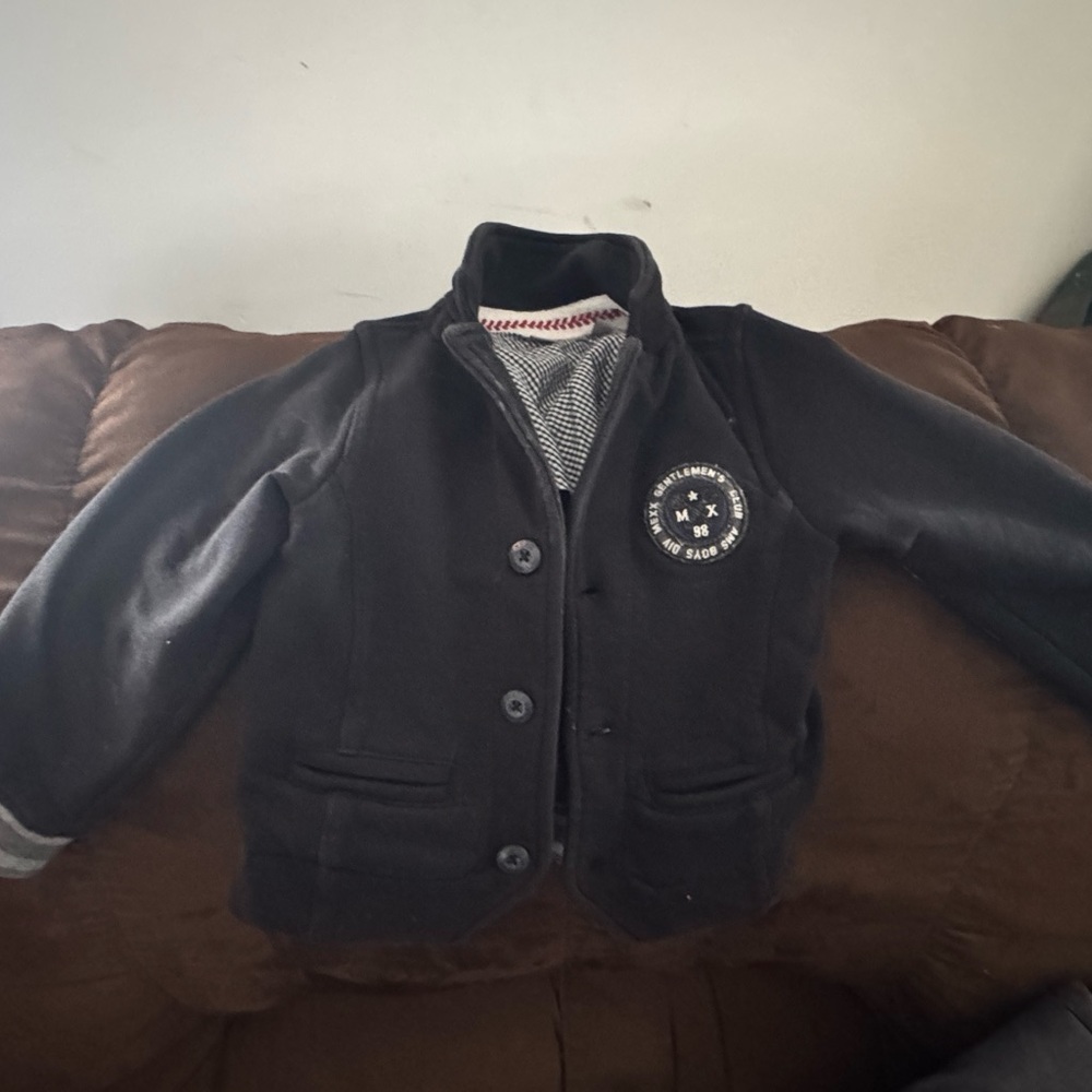 Mexx Black Kids Sweater with Button Detail